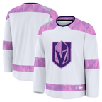 Kooe V.Golden Knights White 2024 Hockey Fights Cancer Practice Jerseys