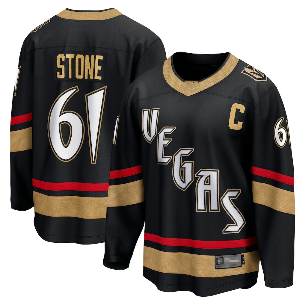Kooe V.Golden Knights #61 Mark Stone Black Special Edition 2.0 Breakaway Player Jerseys