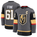 Kooe V.Golden Knights #61 Mark Stone Gray Alternate Premium Jerseys