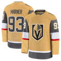 Kooe V.Golden Knights #93 Mitch Marner Gold Home Premium Jerseys