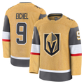Kooe V.Golden Knights #9 Jack Eichel Gold Home Premium Jerseys