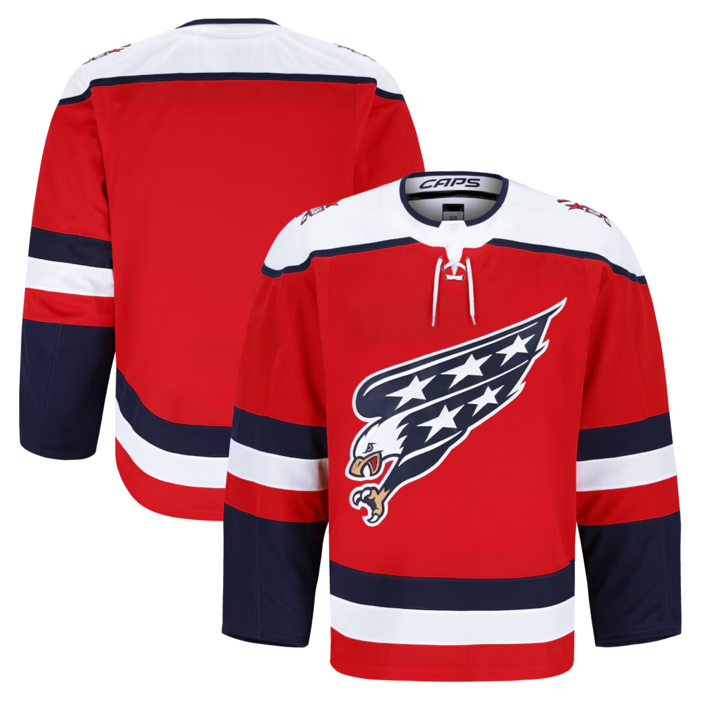 Kooe W.Capitals Red Alternate Authentic Pro Jerseys