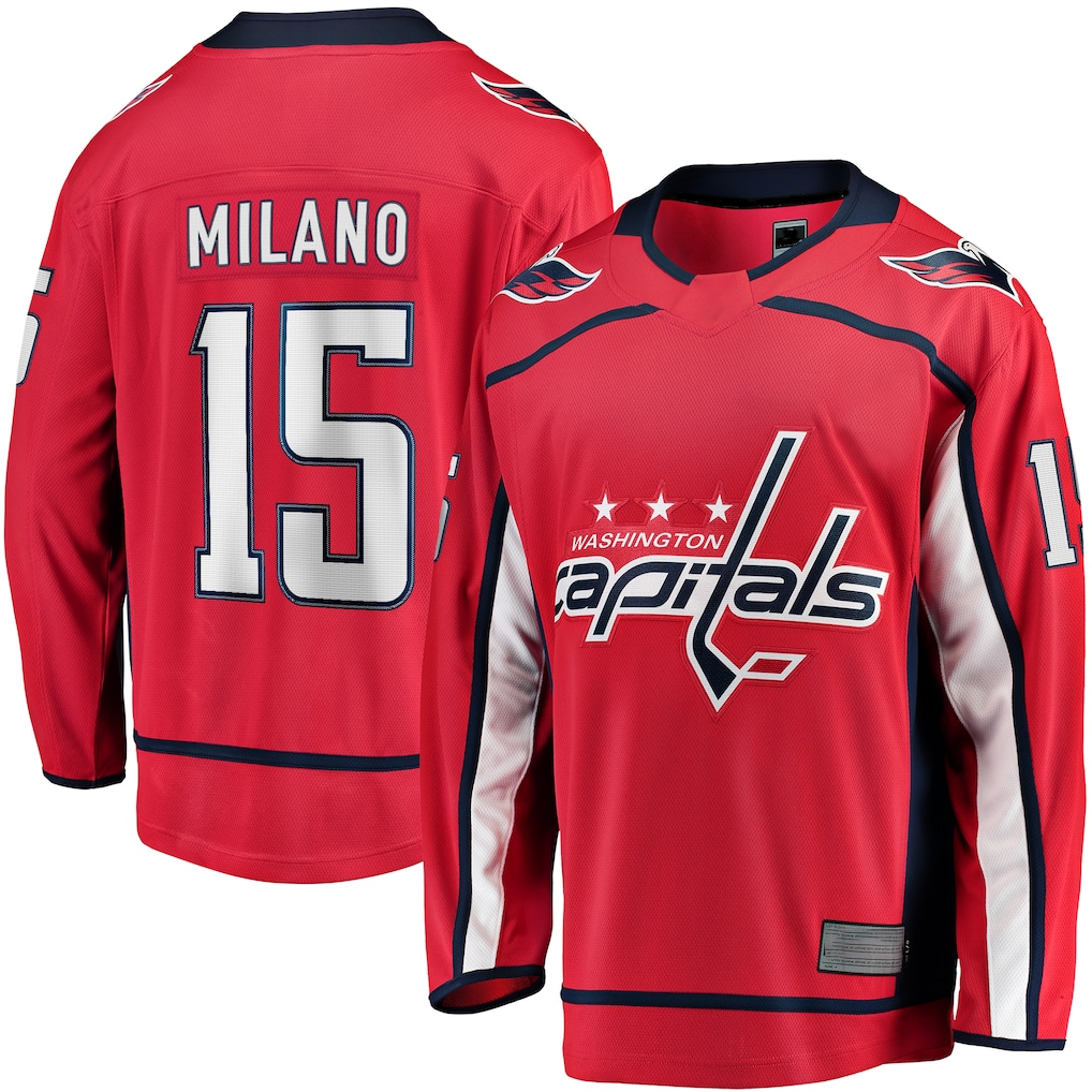 Kooe W.Capitals #15 Sonny Milano Red Home Breakaway Jerseys