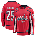 Kooe W.Capitals #25 Jordan Kyrou Red Home Breakaway Jerseys