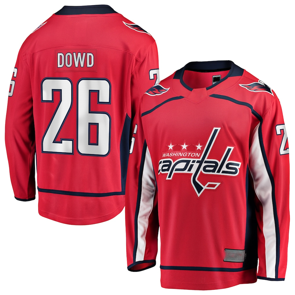 Kooe W.Capitals #26 Nic Dowd Red Home Breakaway Player Jerseys