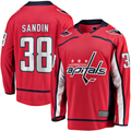 Kooe W.Capitals #38 Rasmus Sandin Red Home Breakaway Jerseys