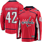 Kooe W.Capitals #42 Martin Fehervary Red Home Breakaway Player Jerseys