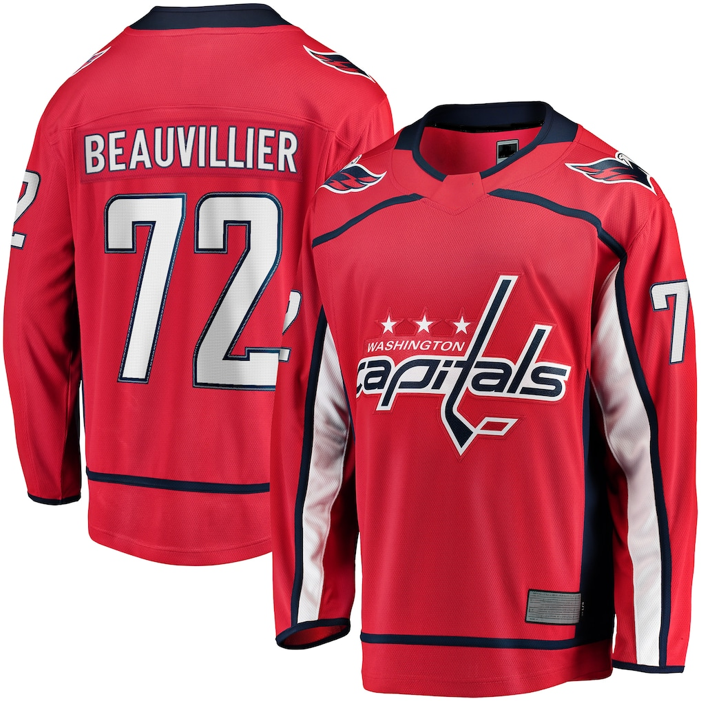Kooe W.Capitals #72 Anthony Beauvillier Red Home Breakaway Jerseys