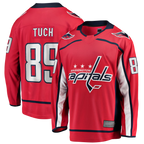Kooe W.Capitals #89 Alex Tuch Red Home Breakaway Jerseys