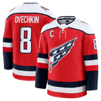 Kooe W.Capitals #8 Alexander Ovechkin Red Alternate Premium Player Jerseys