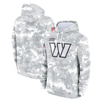 Kooe W.Commanders Arctic Camo Limited Salute to Service Pullover Hoodies Game Blank Player Stitched Jerseys
