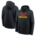Kooe W.Commanders Black Pullover Hoodies Home Game Blank Player Stitched Jerseys