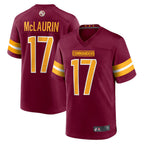 Kooe W.Commanders Home Game Jerseys - Burgundy - #17 Terry McLaurin Player Stitched Jerseys