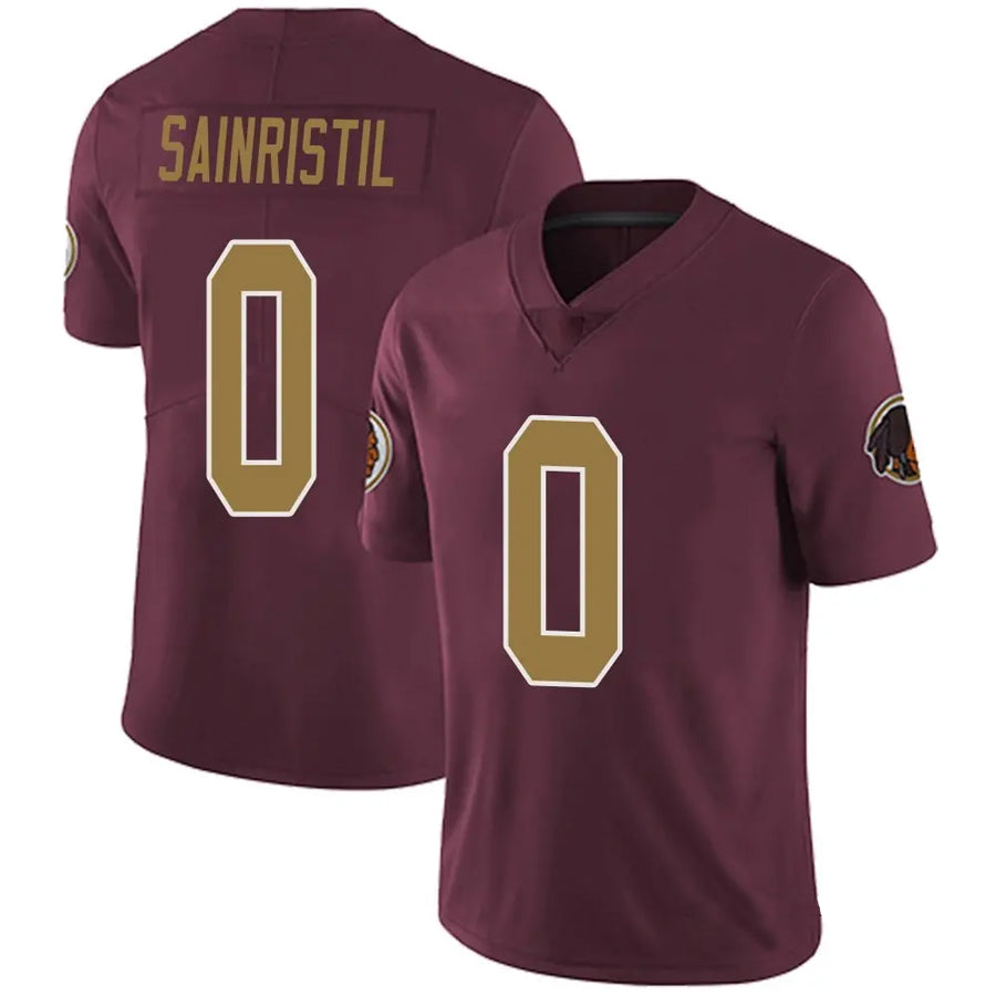 Kooe W.Commanders #0 Mike Sainristil Player Burgundy Alternate Vapor Untouchable Limited  Stitched Jerseys