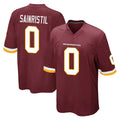 Kooe W.Commanders #0 Mike Sainristil Player Burgundy Team Color Home Game Stitched Jerseys
