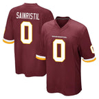 Kooe W.Commanders #0 Mike Sainristil Player Burgundy Team Color Home Game Stitched Jerseys