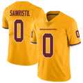 Kooe W.Commanders #0 Mike Sainristil Player Gold Vapor Limited Stitched Jerseys