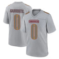 Kooe W.Commanders #0 Mike Sainristil Player Gray Atmosphere Fashion Home Game Stitched Jerseys