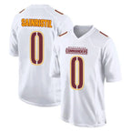 Kooe W.Commanders #0 Mike Sainristil Player Tundra White Fashion Stitched Jerseys