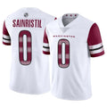 Kooe W.Commanders #0 Mike Sainristil Player White Limited Vapor Home Game Stitched Jerseys