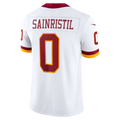 Kooe W.Commanders #0 Mike Sainristil White Vapor F.U.S.E. Stitched Limited Stitched Jerseys