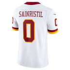 Kooe W.Commanders #0 Mike Sainristil White Vapor F.U.S.E. Stitched Limited Stitched Jerseys