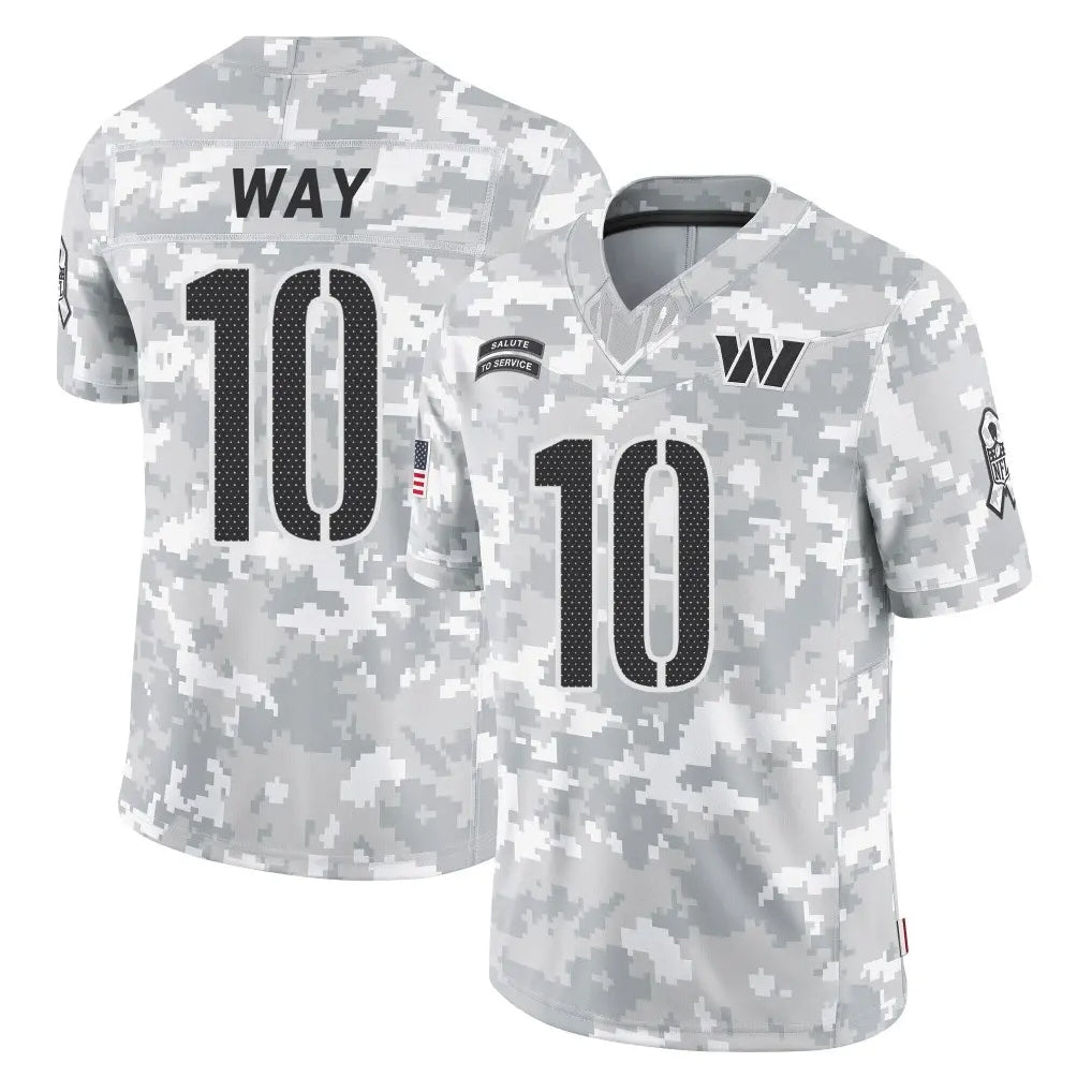 Kooe W.Commanders #10 Tress Way Player Arctic Camo Limited Salute To Service Home Game Stitched Jerseys