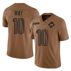 Kooe W.Commanders #10 Tress Way Player Brown Limited Salute To Service Home Game Stitched Jerseys
