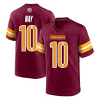 Kooe W.Commanders #10 Tress Way Player Burgundy Home Game Stitched Jerseys