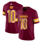 Kooe W.Commanders #10 Tress Way Player Burgundy Limited Vapor Home Game Stitched Jerseys