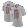 Kooe W.Commanders #10 Tress Way Player Gray Atmosphere Fashion Home Game Stitched Jerseys