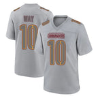 Kooe W.Commanders #10 Tress Way Player Gray Atmosphere Fashion Home Game Stitched Jerseys