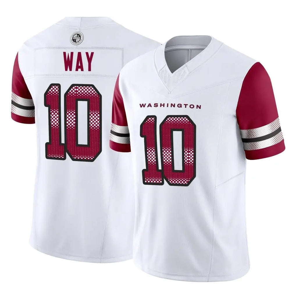 Kooe W.Commanders #10 Tress Way Player White Vapor F.U.S.E. Limited Home Game Stitched Jerseys
