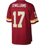 Kooe W.Commanders #17 Doug Williams Mitchell & Ness Burgundy Legacy Replica Stitched Puhic Jersey