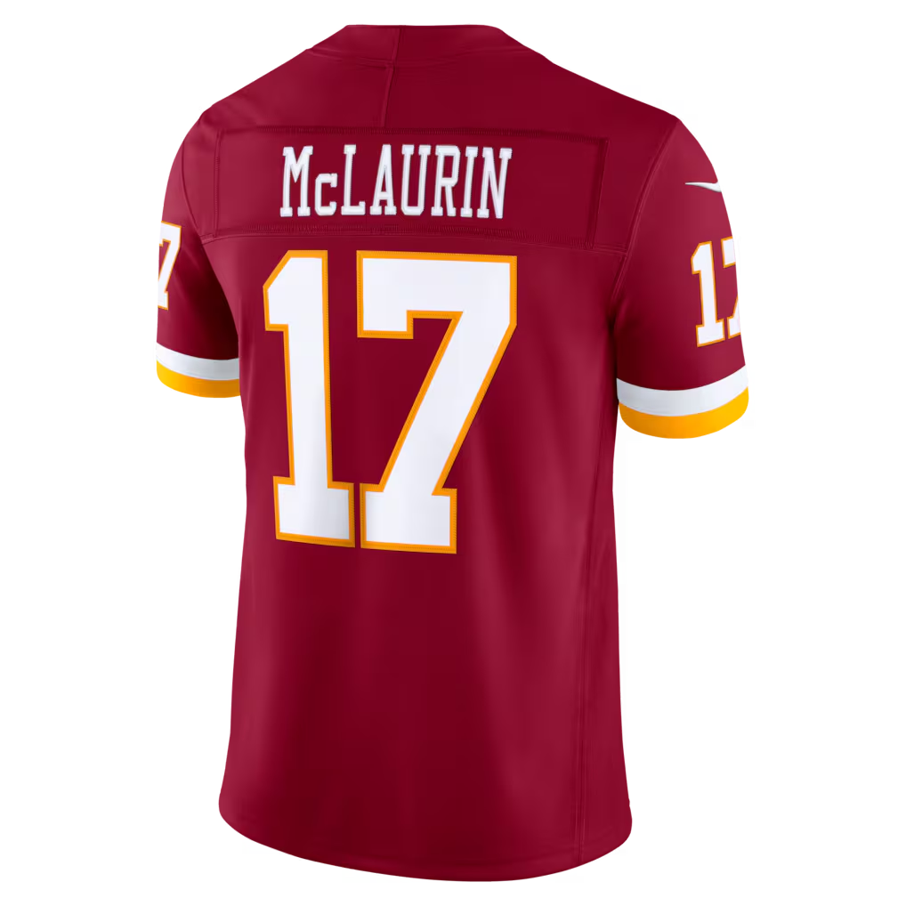 Kooe W.Commanders #17 Terry McLaurin Burgundy Team Vapor F.U.S.E. Stitched Limited Jerseys
