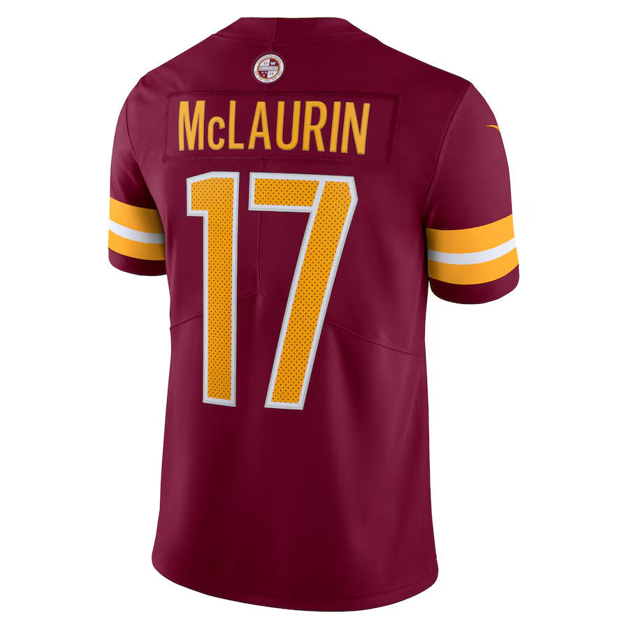 Kooe W.Commanders #17 Terry McLaurin Player Burgundy Vapor Limited Stitched Jerseys