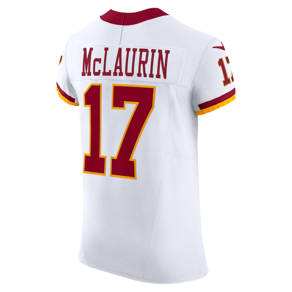 Kooe W.Commanders #17 Terry McLaurin White Alternate 2 Super Bowl Era Vapor F.U.S.E. Elite Stitched Jerseys