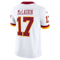 Kooe W.Commanders #17 Terry McLaurin White Vapor F.U.S.E. Stitched Limited Jerseys