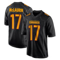 Kooe W.Commanders #17 Terry Mclaurin Player Black Carbon Fashion Home Game Stitched Jerseys
