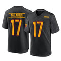 Kooe W.Commanders #17 Terry Mclaurin Player Black Home Game Stitched Jerseys