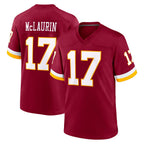 Kooe W.Commanders #17 Terry Mclaurin Player Burgundy Game Home Stitched Jerseys