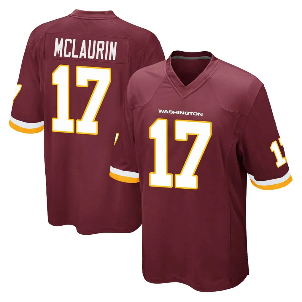 Kooe W.Commanders #17 Terry Mclaurin Player Burgundy Team Color Home Game Stitched Jerseys