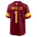 Kooe W.Commanders #1 Deebo Samuel Sr Player Burgundy Home Game Football Jerseys