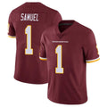 Kooe W.Commanders #1 Deebo Samuel Sr Player Burgundy Vapor Limited Stitched Jerseys