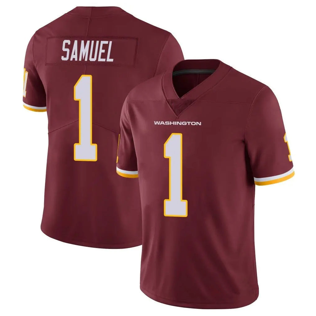 Kooe W.Commanders #1 Deebo Samuel Sr Player Burgundy Vapor Limited Stitched Jerseys