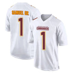 Kooe W.Commanders #1 Deebo Samuel Sr Player Tundra White Fashion Game Stitched Jerseys