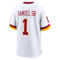 Kooe W.Commanders #1 Deebo Samuel Sr Player White Game Stitched Jerseys