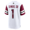 Kooe W.Commanders #1 Deebo Samuel Sr Player White Home Game Stitched Jerseys