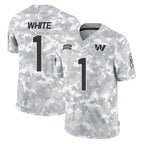 Kooe W.Commanders #1 Rachaad White Player Arctic Camo Limited Salute To Service Home Game Stitched Jerseys