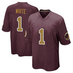 Kooe W.Commanders #1 Rachaad White Player Burgundy Alternate Home Game Stitched Jerseys